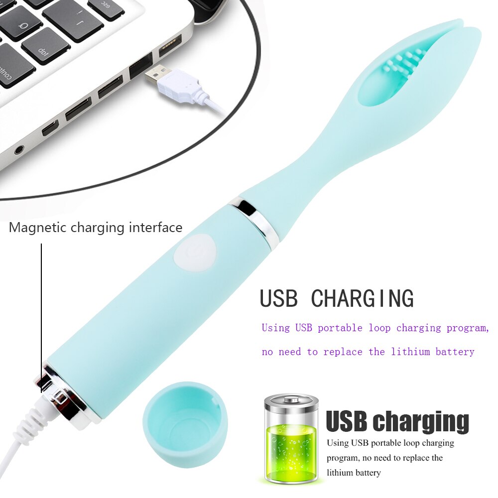 Silicone Nipple Clamps Breast Massger Vibrator Vaginal Stimulator Soft Pussy Sex Toy for Women Erotic Goods Adult Product - sextoysok