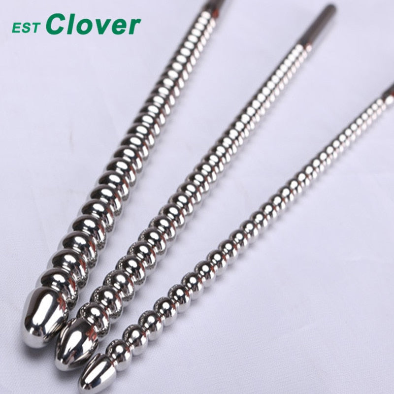 Steel Urethral Dilatator Solid Urethral Sound Penis Plug R22 - sextoysok
