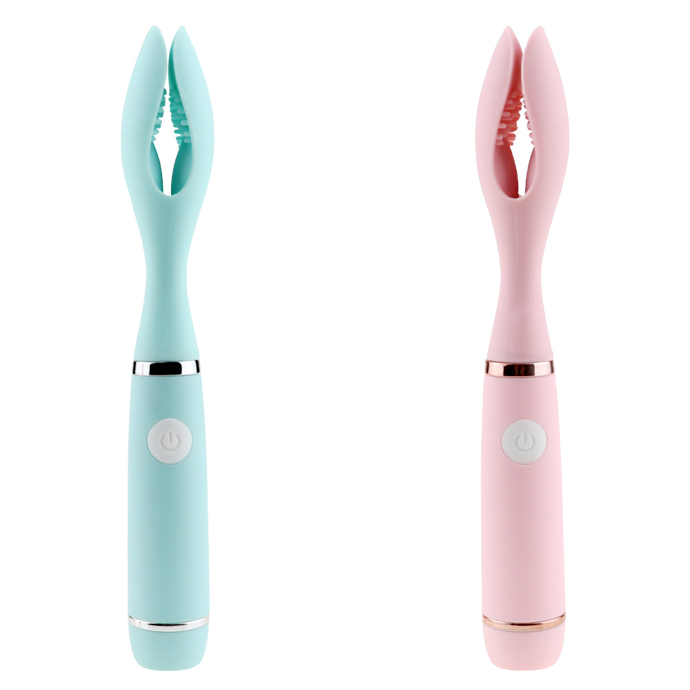 Silicone Nipple Clamps Breast Massger Vibrator Vaginal Stimulator Soft Pussy Sex Toy for Women Erotic Goods Adult Product - sextoysok