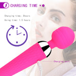 Powerful Clitoris Vibrators USB Recharge Magic Wand AV Vibrator Massager Sexual Wellness Erotic Sex Toys for Women Adult Product - sextoysok