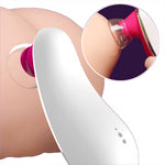 leten Vibrator for women sex toys Female Masturbator Lick Vaginal Clitoris Nipple Breast Electric Tongue Suck Massager Vibrator (Red) - sextoysok