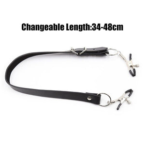BEEGER Spread Labia Spreader Straps with Clamps, sex toy for couple. - sextoysok