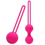IKOKY 2Pcs/Set Silicone Kegel Ball Smart Vagina Trainer Exercise Vagina Tightening Love Ben Wa Ball Vibrator Sex Toys for Woman - sextoysok