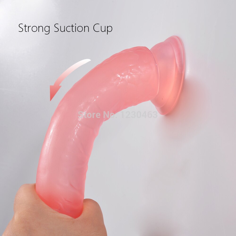 Soft Realistic Dildo Female Masturbation Flexible Cock Super Big Dildos For Women with Suction Cup Adult Sex Toys For Lesbian - sextoysok