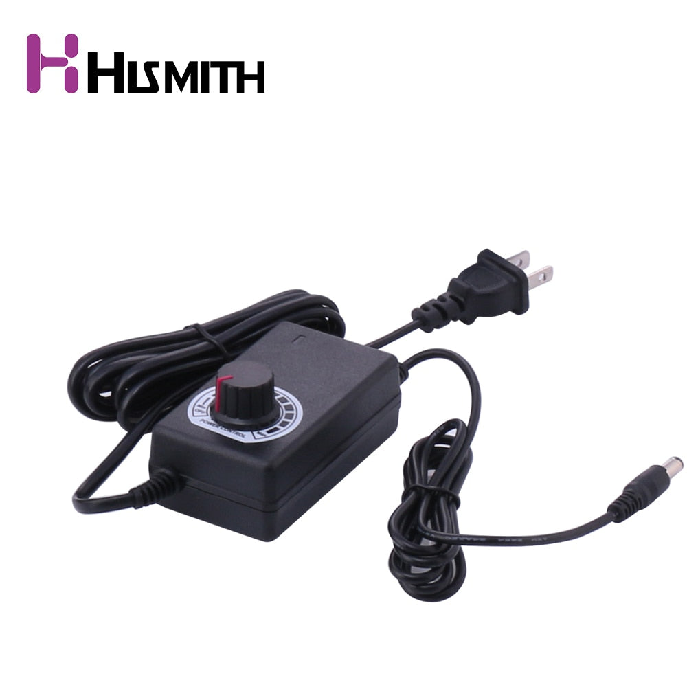HISMITH Sex Machine Power Supply Adapter Input AC 100V-240V 50/60hz Output DC 3-24V-100-2000mA Machine Attachments - sextoysok