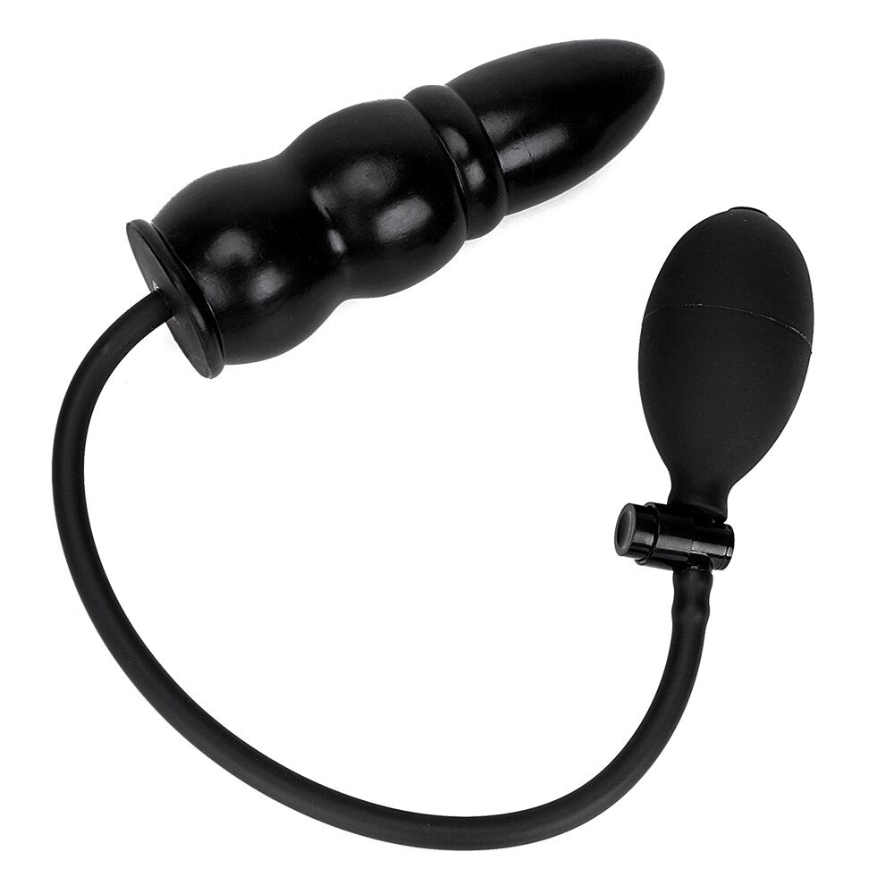 IKOKY Inflatable Anal Plug Adult Products Sex Toys for Women Men Anal Dilator Expandable Butt Plug Backyard Silicone Massager - sextoysok