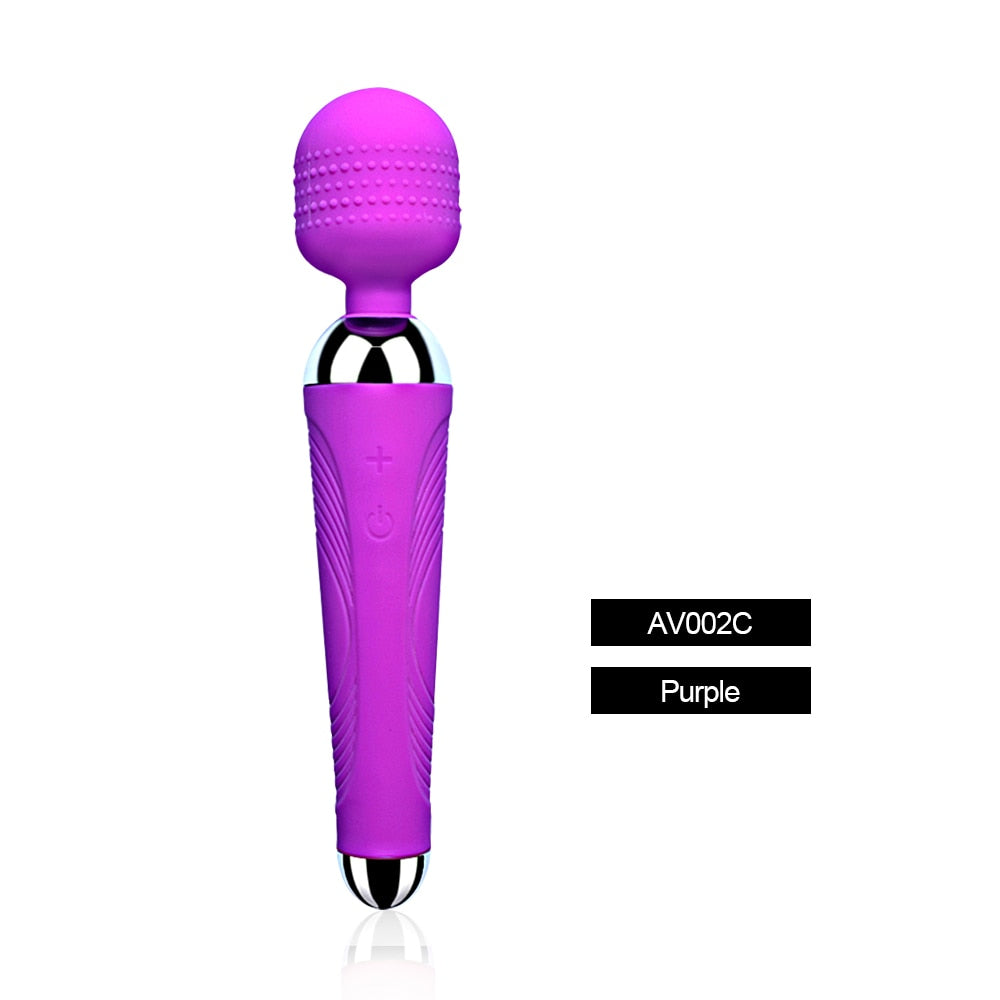 Powerful Magic Wand AV Vibrator Sex Toys for Woman Clitoris Stimulator Sex Shop toys for adults G Spot vibrating Dildo for woman - sextoysok