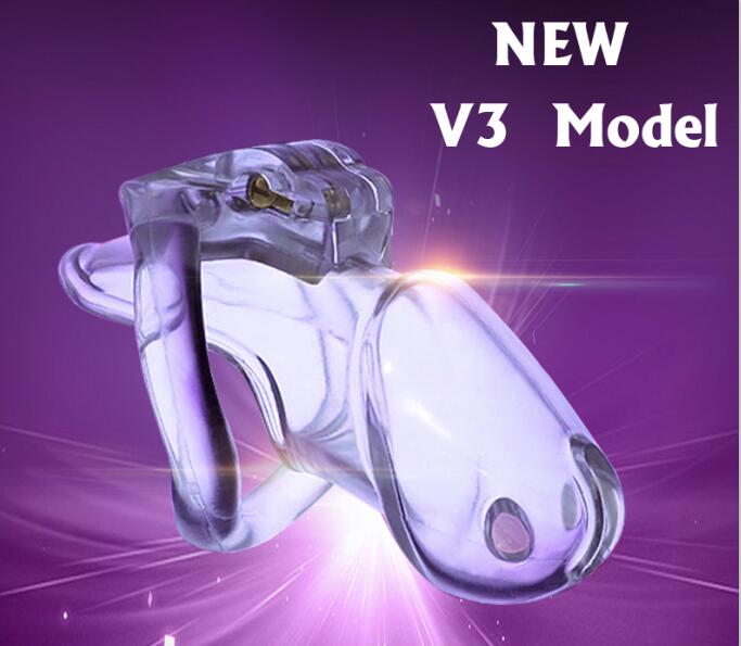 Chaste Bird Amazing Price Male Bio-sourced Resin Chastity Device Cock Cage HT V3 Belt With 4 Penis Rings Adult Sex Toys A380 - sextoysok