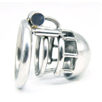 Chaste Bird New Arrival 316 Stainless Steel Male Through Hole PA Chastity Device Penis Ring Cock Cage Adult Sex Toys "Bridge"-03 - sextoysok