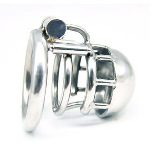 Chaste Bird New Arrival 316 Stainless Steel Male Through Hole PA Chastity Device Penis Ring Cock Cage Adult Sex Toys "Bridge"-03 - sextoysok