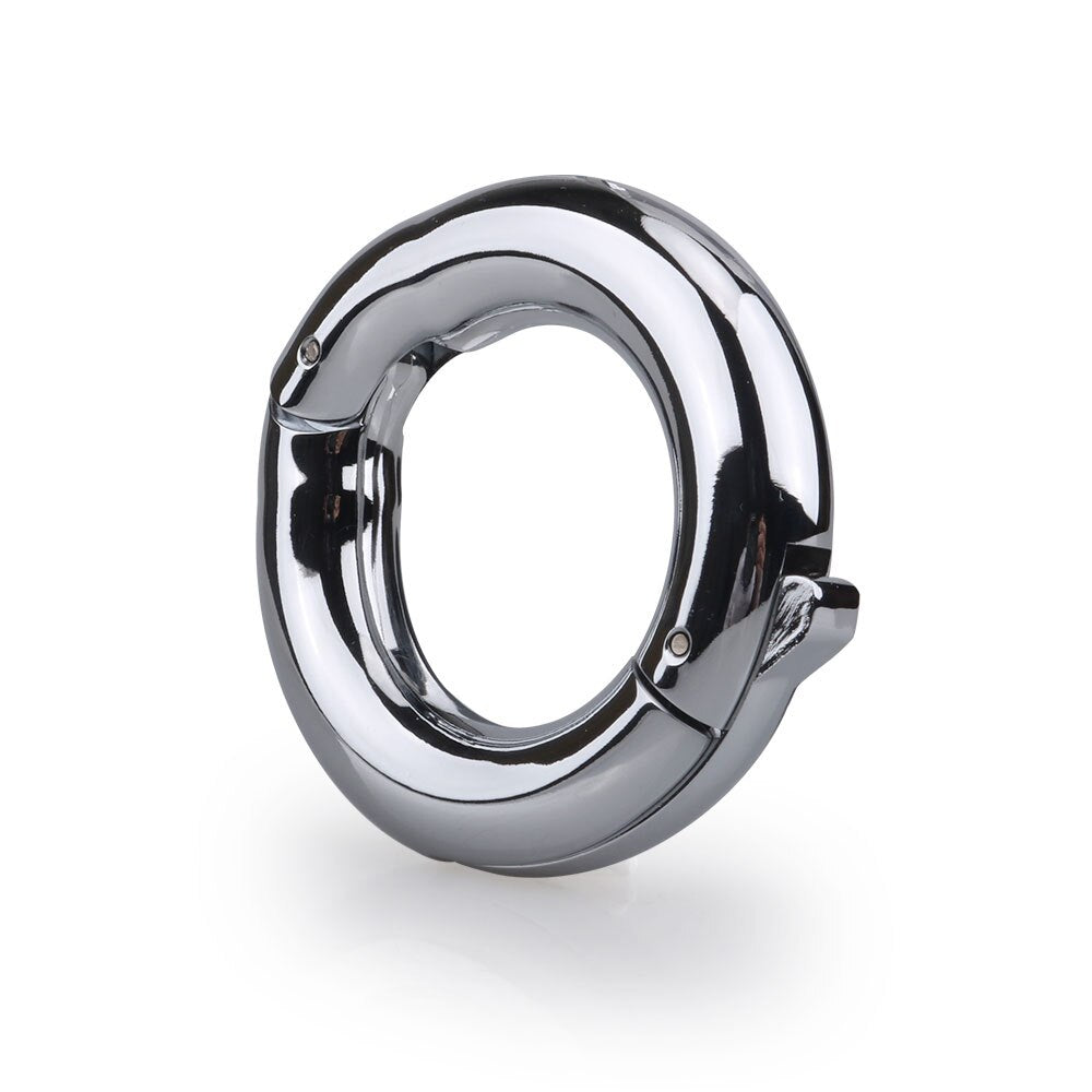 Stainless Steel Smoother Ball Stretcher Penis Ring Cock Ring Sex Toys for Men Good Cockring Time Delay Ejaculation Dick Ring - sextoysok
