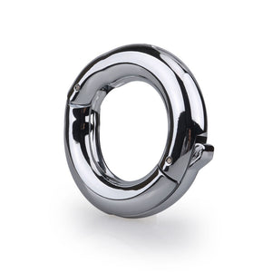 Stainless Steel Smoother Ball Stretcher Penis Ring Cock Ring Sex Toys for Men Good Cockring Time Delay Ejaculation Dick Ring - sextoysok