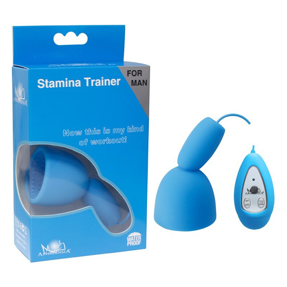 LOAEY Fantasty Climax Delay Stimulate Glans Vibrating Male Masturbator Stamina Trainer 10 Speeds Vibration Sex Toys For Man (black) - sextoysok