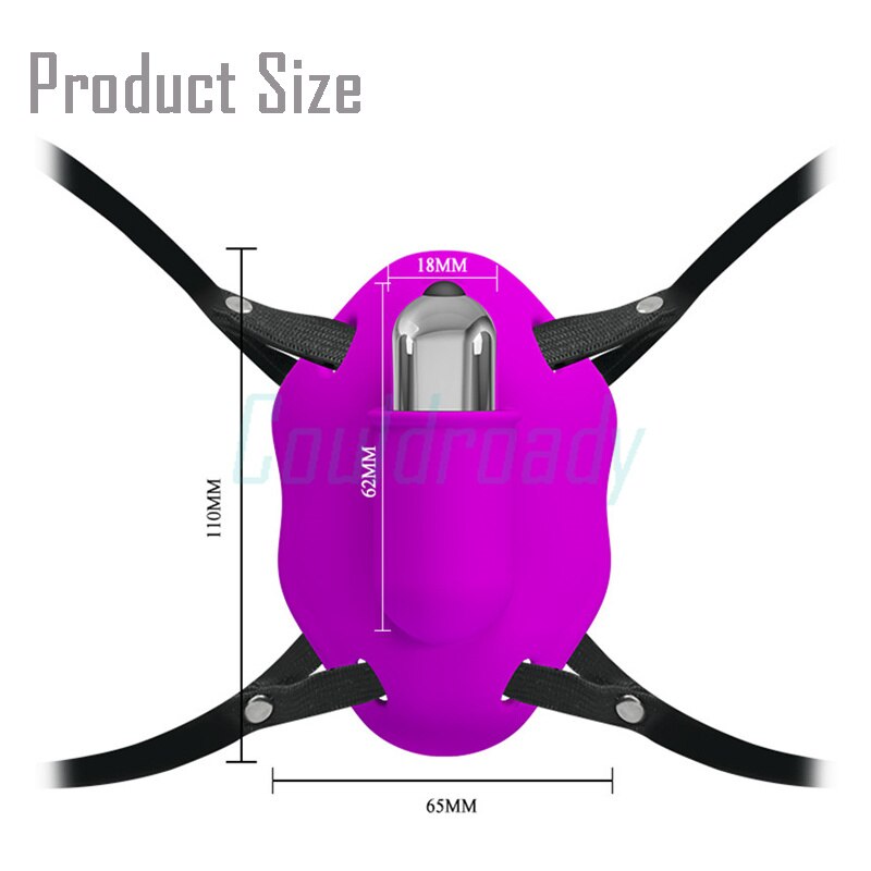 Butterfly Female Masturbator 10 Speed Strap On Stimulation Sexy Invisible Underwear T Pants Clit Vibrator Sex Toys For Women - sextoysok