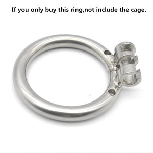 IGRARK 304 Stainless Steel 3 Size Bird Cock Cage Lock Adult Game Metal Male Chastity Belt Device Penis Ring Sex Toys For Men - sextoysok