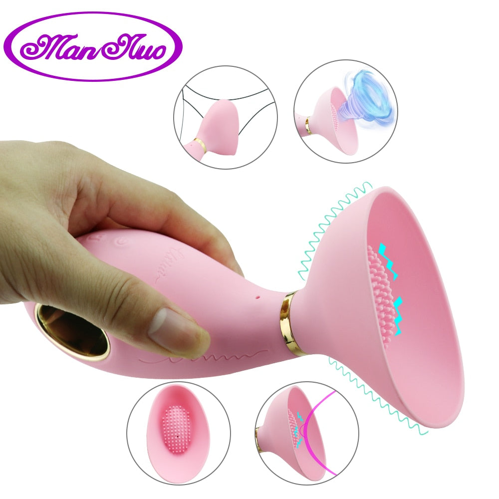 10 Modes Powerful Clit Sucker Vibrator Clitoris Stimulator Waterproof Oral Sex Breast Massager Sex Toys for Women Couples - sextoysok