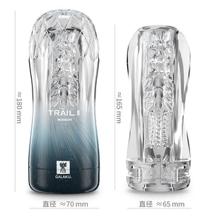 Male Masturbator Cup Soft Pussy Sex Toys Transparent Vagina Adult Endurance Exercise Sex Products Vacuum Pocket Cup for Men - sextoysok