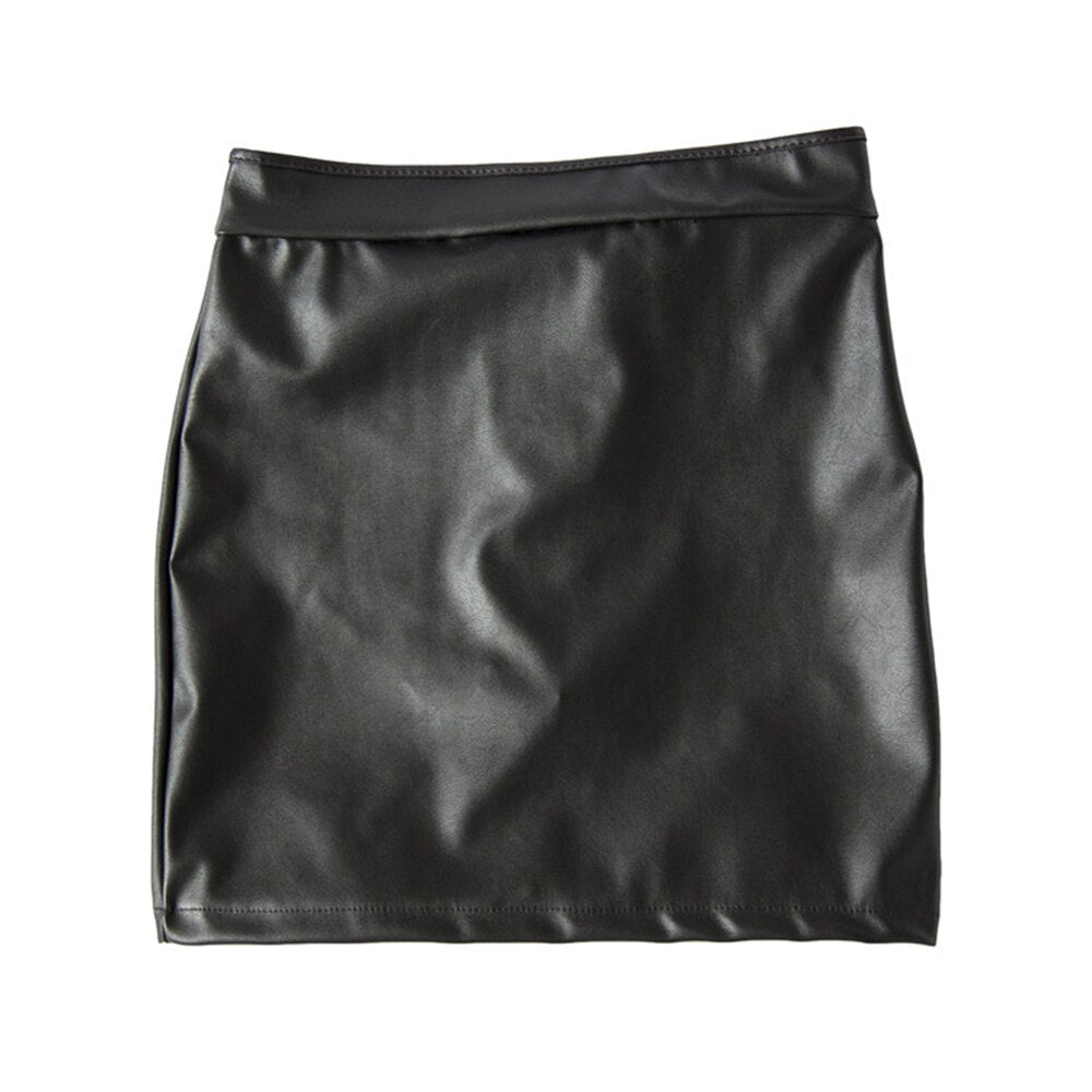 DOMI Black PU Erotic Fetish Dress Mini Adult Game Porn Skirt Sex bdsm bondage Women Sex Toy - sextoysok