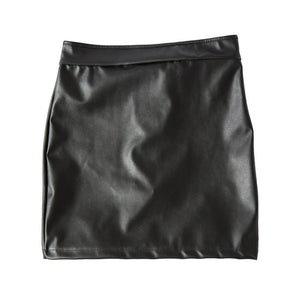 DOMI Black PU Erotic Fetish Dress Mini Adult Game Porn Skirt Sex bdsm bondage Women Sex Toy - sextoysok