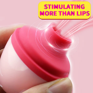 Mute Nipple Tongue Licking Vibrator Clitoral Licking Breast Enlarge Massage Apple Shape Egg Women Sex Toys Female Masturbator - sextoysok
