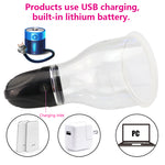 Man nuo Women Vacuum Suction Cup Breast Enlargement Pump Electric Vibrator Breast Massager Chest Enhance Suction Adult Toys - sextoysok