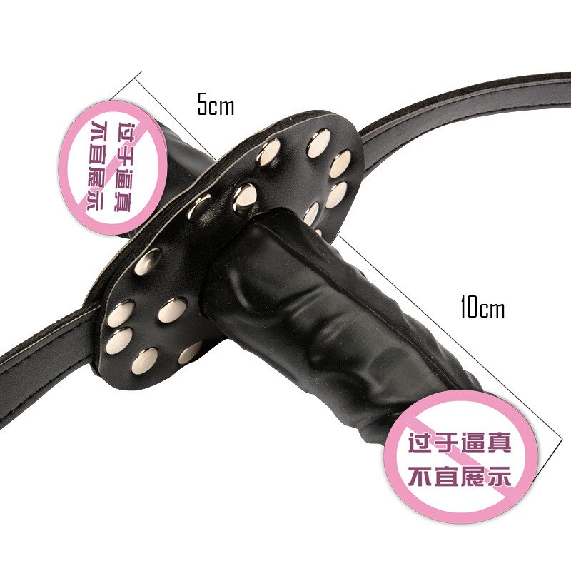 Double-Ended Dildo Gag Head Strapon Mouth Gag Fetish bdsm Bondage Penis Harness Lesbian Sex Toys Sex Products Adult Erotic Toys - sextoysok