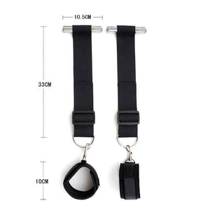 BEEGER Shackles on the door Men Women Chastity Lock Sex Handcuffs Locks Fetish BDSM Bondage Locks Restraints Hand Cuffs - sextoysok