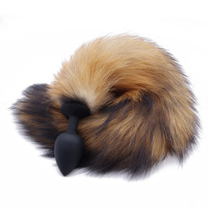 DOMI Women Anal Dildo Sex Ball Adult Games Sexy Butt Fox Tail Anal Plug Silicone Anal Sex Toys - sextoysok