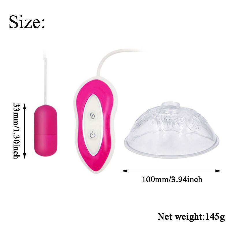 Breast Pump Vacuum Oral Sex Toy Licking Toy Nipple Vibrator G Spot Clitoral Clit Vibrator Adult Sex Product Sex Toy for Women - sextoysok