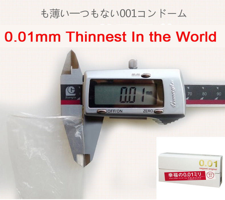 Qinsawaka select Made in Japan 10pc 0.02 super thin like not wearing SAGAMI ORIGINAL condoms NO Latex Allergy Polyurethan sex (10 pcs L) - sextoysok