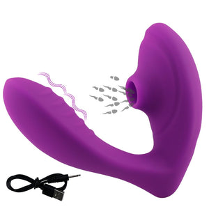 Vagina Sucking Vibrator 10 Speeds Vibrating Sucker Oral Sex Suction Clitoris Stimulator Erotic Sex Toy for Women Sexual Wellness - sextoysok