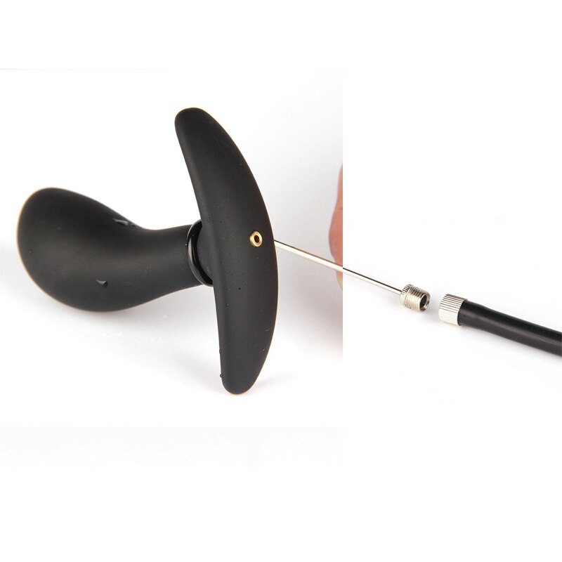 Sex Toys Women Inflatable Anal Plug Gay Dildo Pump Silicone Huge Anus Butt Dilator Expandable Prostate Massager with Metal Ball - sextoysok