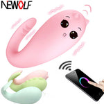 Silicone Monster Pub Vibrator APP Wireless Remote control G-spot Massage 8 Frequency Adult Game Sex Toys for Women Q49 - sextoysok