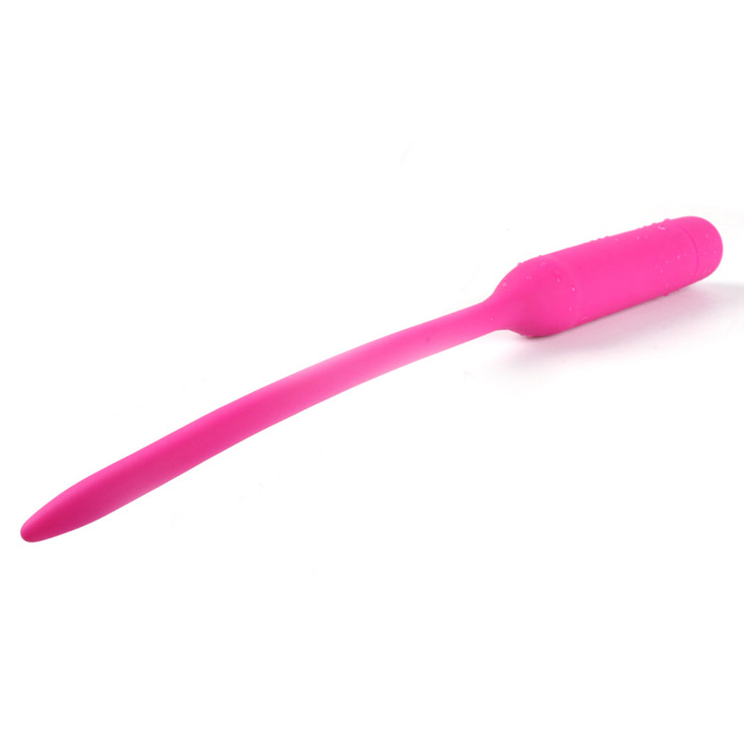 Sounding Urethral Vibrator Male Masturbator Silicone Vibrating Penis Plug Urethral Sounds Dilators Products for Men Erotic Toys - sextoysok
