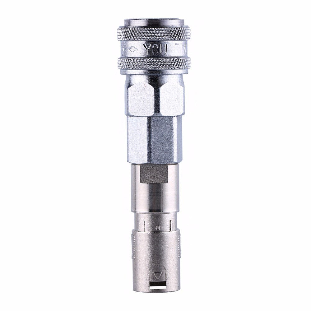 HISMITH Quick Air connector Adapter for 3XLR Connector Sex Machine (Siliver) - sextoysok