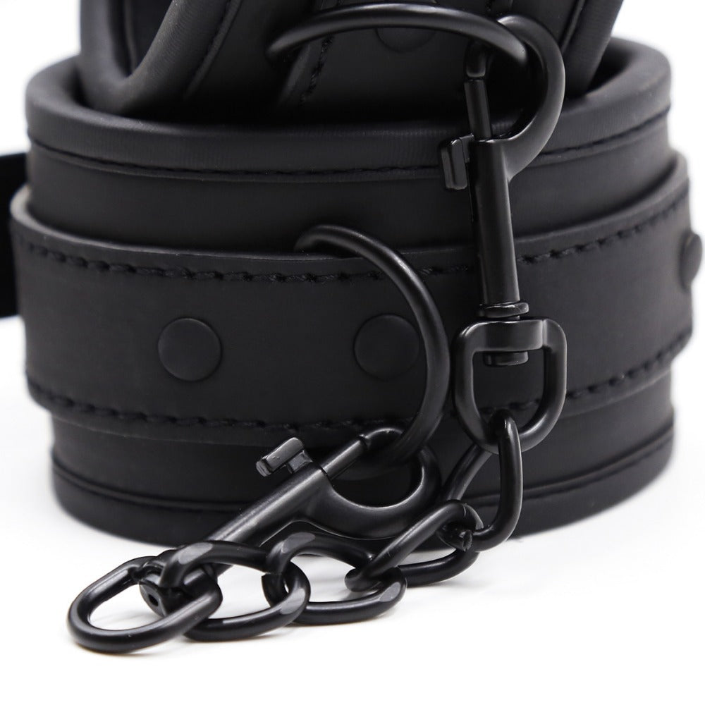 Thierry Sexy Adjustable PU Leather Handcuff Ankle Cuff Restraints Bondage Sex Toy Restraints Sex Bondage Exotic Accessories - sextoysok