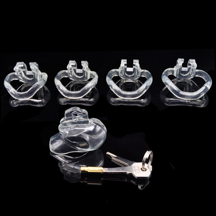 Chaste Bird The Nub of HT V3 Male Chastity Device with 4 Rings Small Cage Bio-sourced Penis Rings Cock Belt Adult Sex Toys A380 - sextoysok