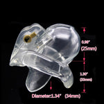 Chaste Bird The Nub of HT V3 Male Chastity Device with 4 Rings Small Cage Bio-sourced Penis Rings Cock Belt Adult Sex Toys A380 - sextoysok