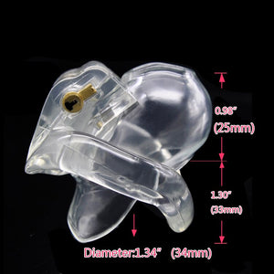 Chaste Bird The Nub of HT V3 Male Chastity Device with 4 Rings Small Cage Bio-sourced Penis Rings Cock Belt Adult Sex Toys A380 - sextoysok