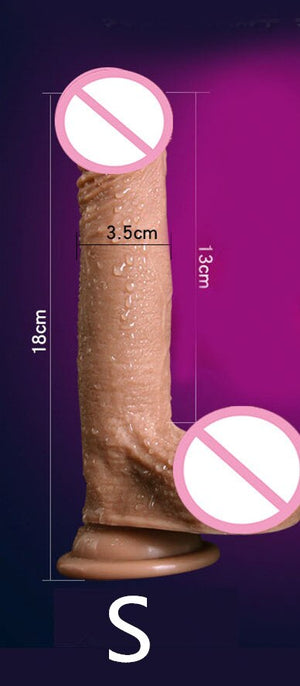 Sex Shop Super Soft Big Silicone Dildo Realistic Suction Cup Male Artificial Penis Dick Woman Masturbator Adult Sex Toys Dildos. - sextoysok