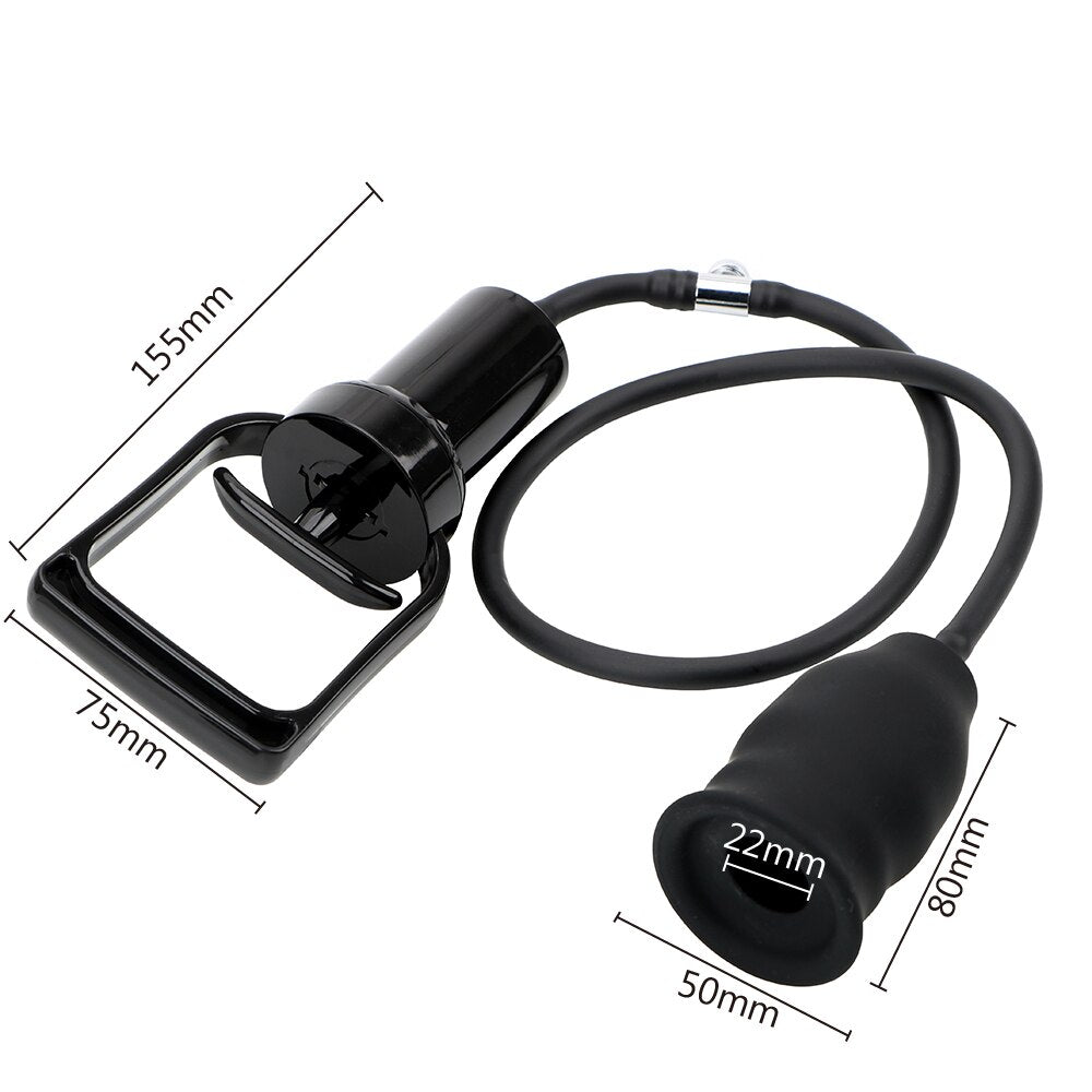 IKOKY Penis Pump Vibrator Glans Massage 10 Speed Penis Sucking Penis Enlargement Extender Sex Toy For Men Male Masturbator - sextoysok