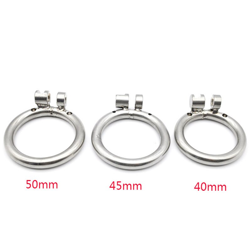 IGRARK 304 Stainless Steel 3 Size Bird Cock Cage Lock Adult Game Metal Male Chastity Belt Device Penis Ring Sex Toys For Men - sextoysok