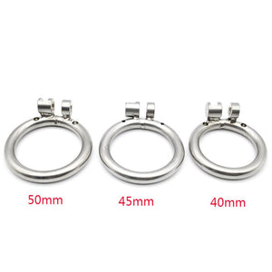 IGRARK 304 Stainless Steel 3 Size Bird Cock Cage Lock Adult Game Metal Male Chastity Belt Device Penis Ring Sex Toys For Men - sextoysok