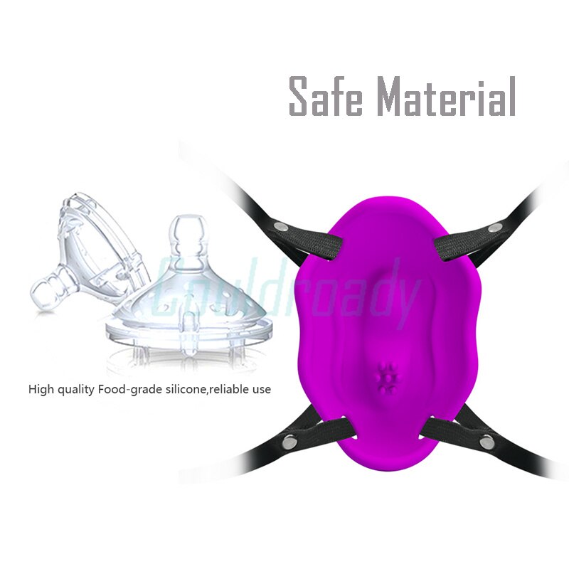 Butterfly Female Masturbator 10 Speed Strap On Stimulation Sexy Invisible Underwear T Pants Clit Vibrator Sex Toys For Women - sextoysok