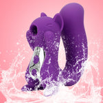 OLO Cute Squirrel Sculpt Sucking Tongue Vibrator Nipple Sucker Clitoris Licking Stimulator 10 Frequency Sex Toys for Women - sextoysok