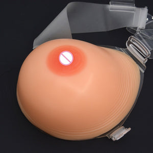 1Pair Artificial Breasts Beige Silicone Breast Forms Fake boobs realistic silicone breast forms crossdresser - sextoysok