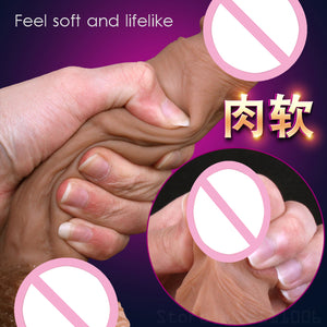 New Skin feeling Realistic Penis Super Huge Big Dildo With Suction Cup Sex Toys for Woman Sex Products Female Masturbation Cock - sextoysok