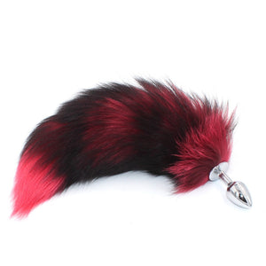 SAIXS Fox Tails Anal Plug Metal Anal Sex Toys Butt plug Sex Games Role play Cosplay Toys S plug Drop Shipping - sextoysok