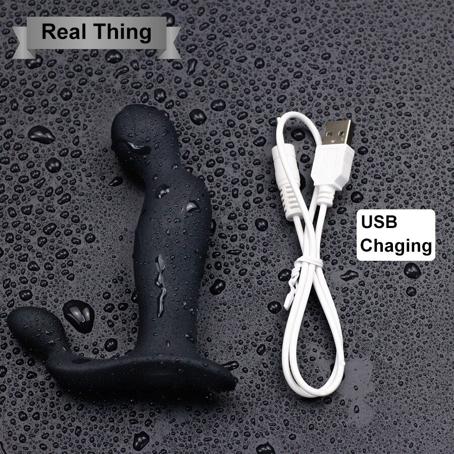FLXUR Prostate Massage Anal Vibrator Sex Toys for Men USB Rechargeable Silicone Butt Plug G spot Male Masturbator Adult Anal Toy - sextoysok