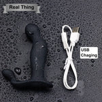 FLXUR Prostate Massage Anal Vibrator Sex Toys for Men USB Rechargeable Silicone Butt Plug G spot Male Masturbator Adult Anal Toy - sextoysok